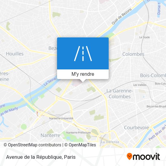Avenue de la République plan