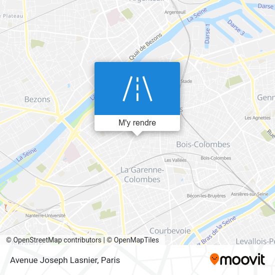 Avenue Joseph Lasnier plan