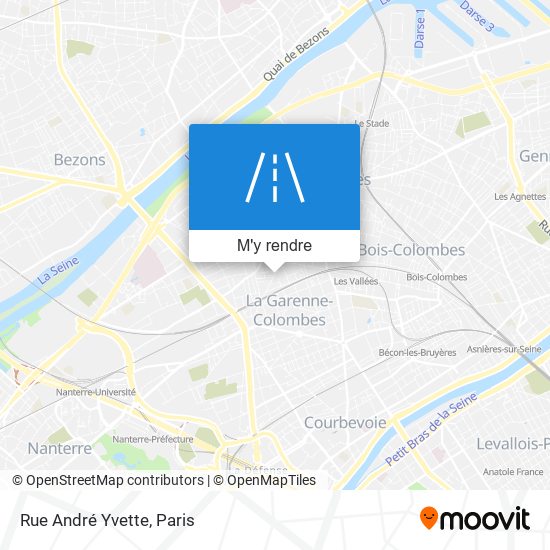 Rue André Yvette plan