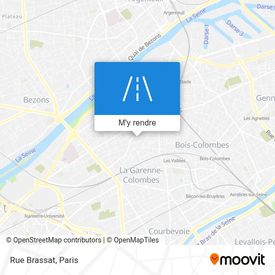 Rue Brassat plan