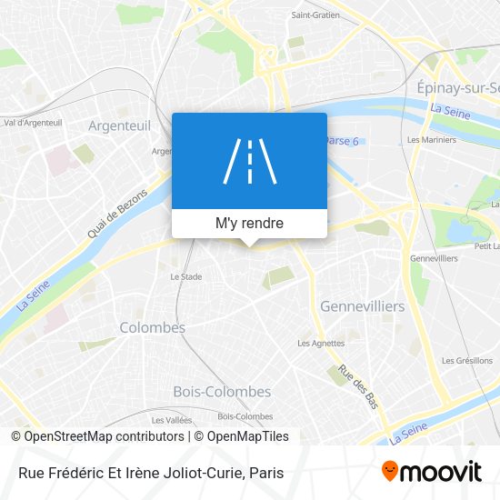 Rue Frédéric Et Irène Joliot-Curie plan