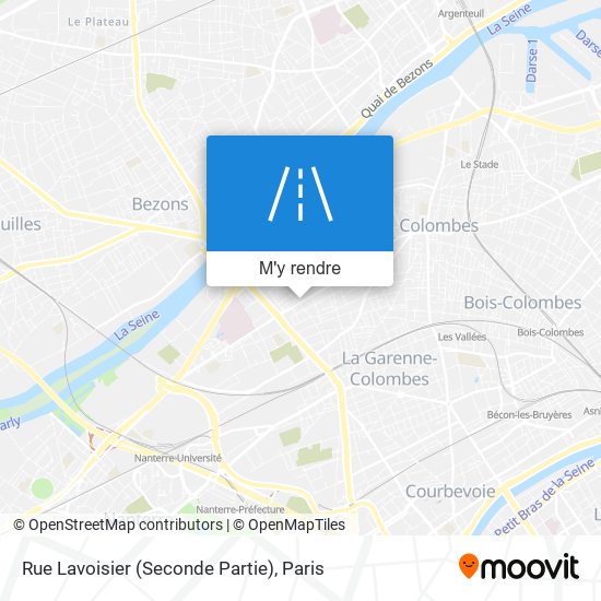 Rue Lavoisier (Seconde Partie) plan