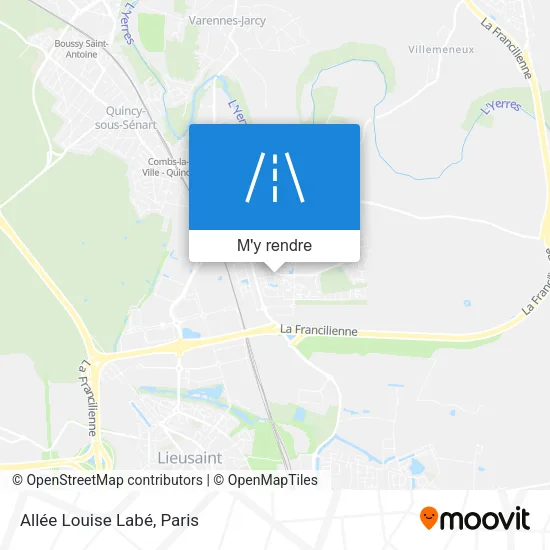 Allée Louise Labé plan