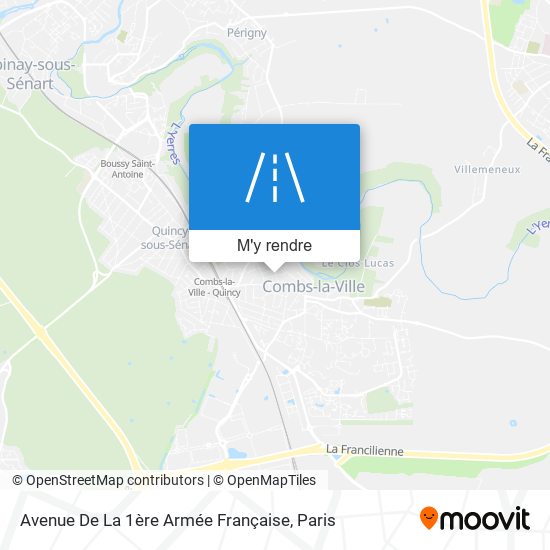 Avenue De La 1ère Armée Française plan