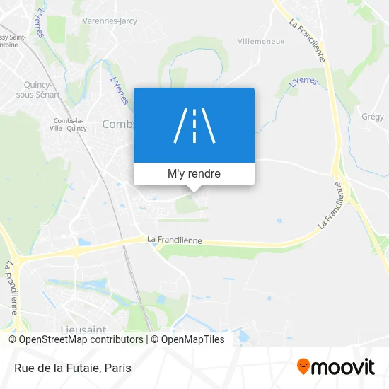 Rue de la Futaie plan