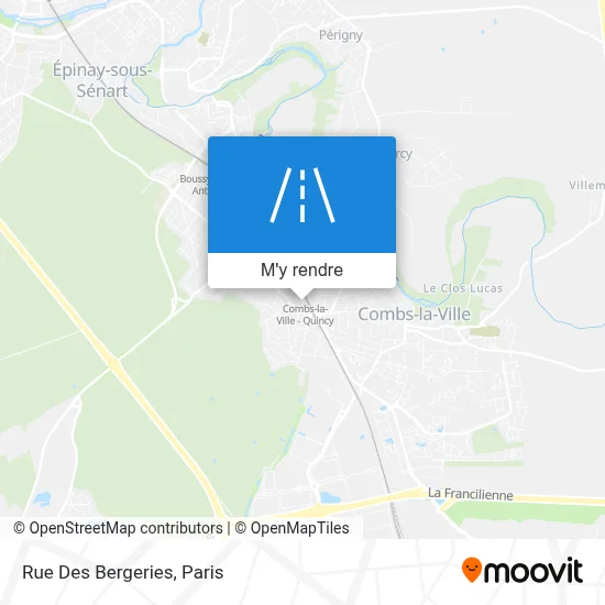 Rue Des Bergeries plan