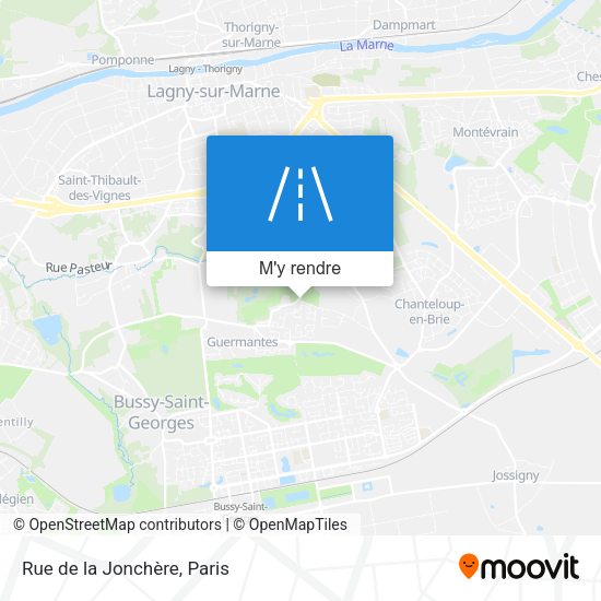 Rue de la Jonchère plan