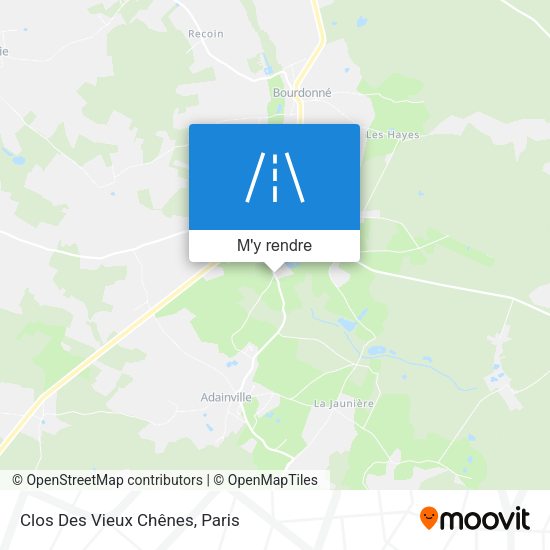 Clos Des Vieux Chênes plan