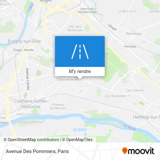 Avenue Des Pommiers plan