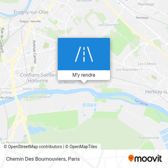 Chemin Des Bournouviers plan