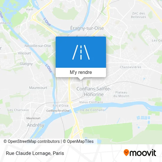 Rue Claude Lornage plan