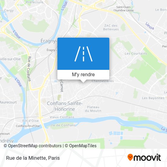 Rue de la Minette plan