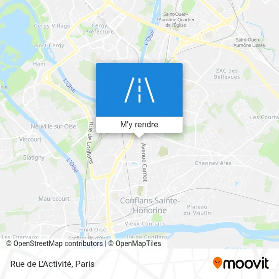 Rue de L'Activité plan