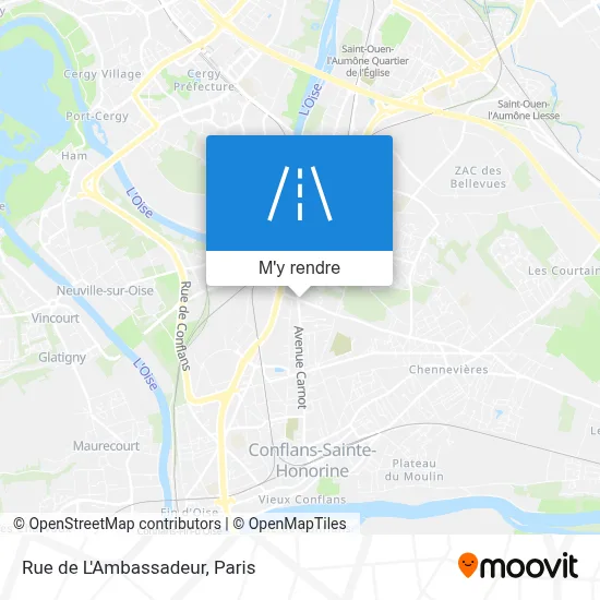 Rue de L'Ambassadeur plan