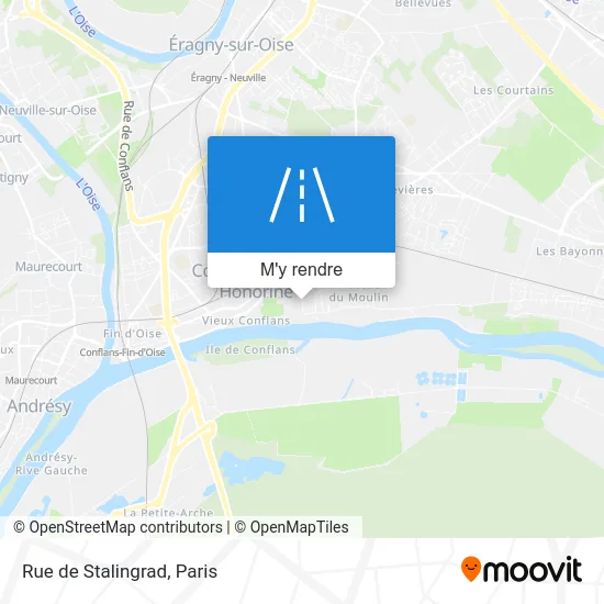 Rue de Stalingrad plan