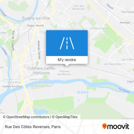 Rue Des Côtes Reverses plan
