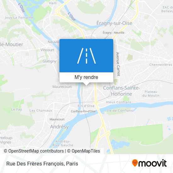 Rue Des Frères François plan