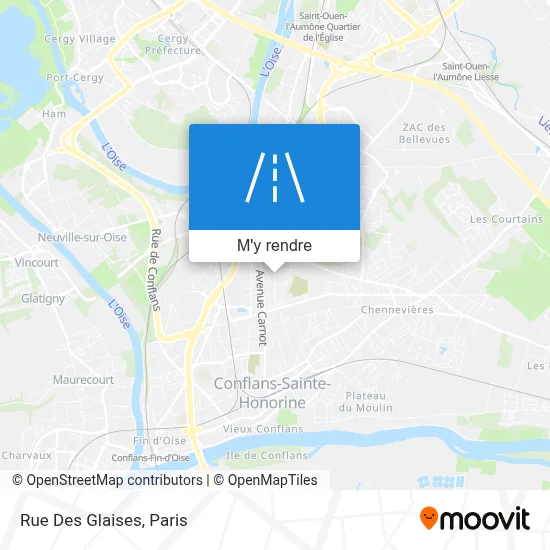 Rue Des Glaises plan