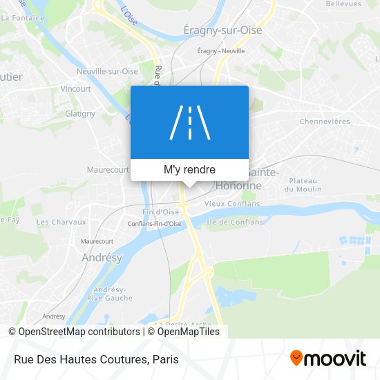 Rue Des Hautes Coutures plan