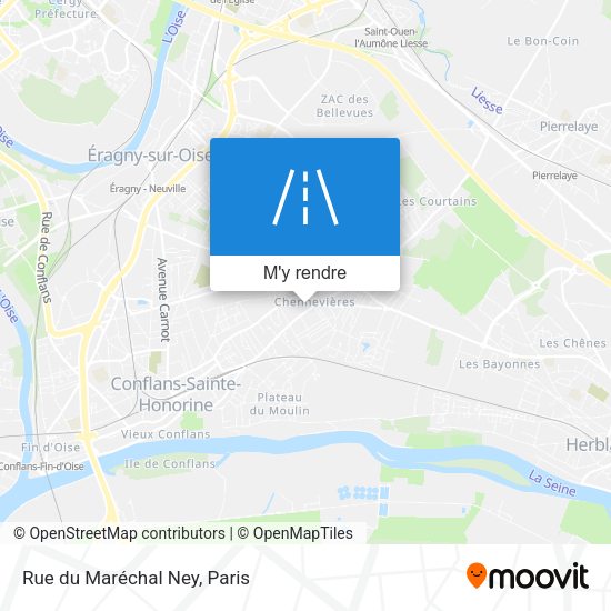 Rue du Maréchal Ney plan