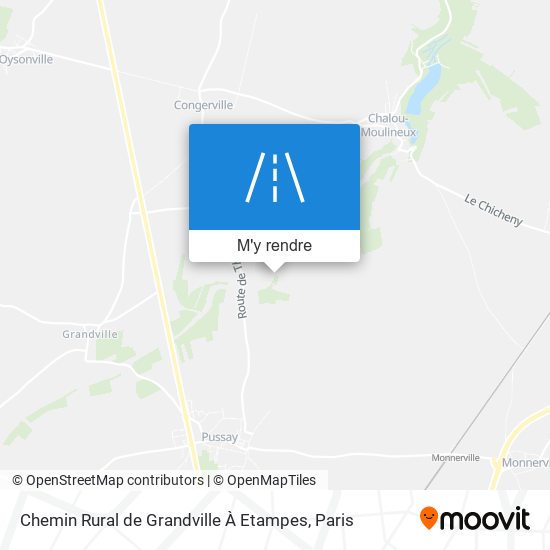 Chemin Rural De Grandville À Etampes plan