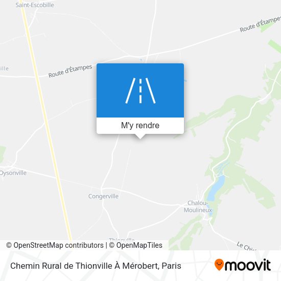 Chemin Rural De Thionville À Mérobert plan