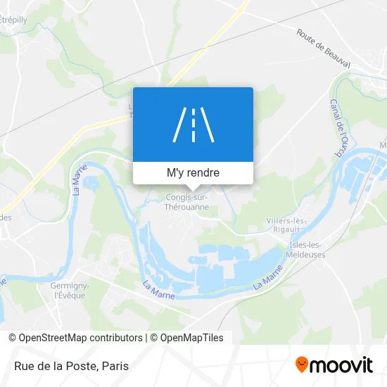 Rue de la Poste plan