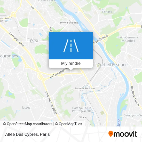 Allée Des Cyprès plan