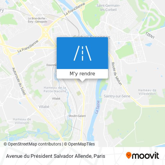 Avenue du Président Salvador Allende plan