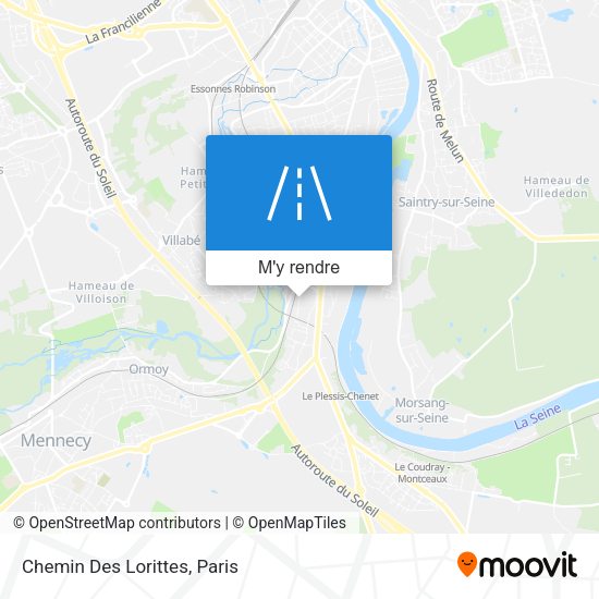 Chemin Des Lorittes plan