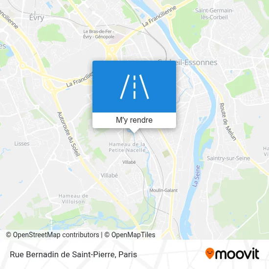 Rue Bernadin de Saint-Pierre plan