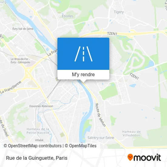 Rue de la Guinguette plan