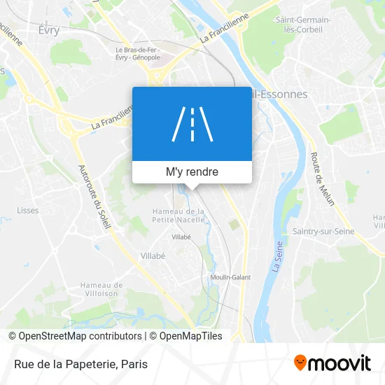 Rue de la Papeterie plan