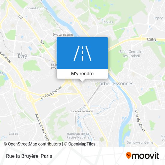 Rue la Bruyère plan