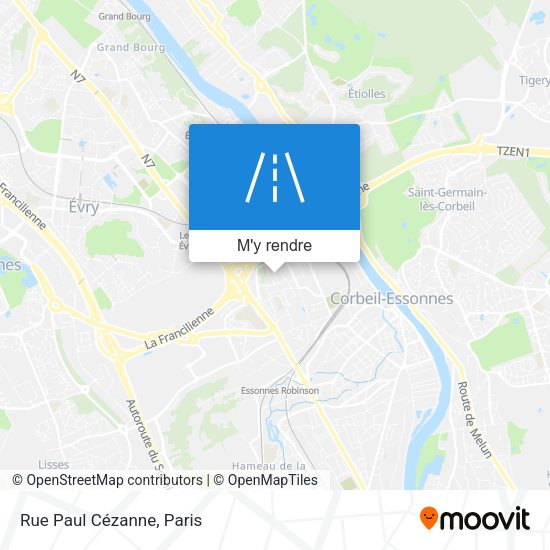 Rue Paul Cézanne plan
