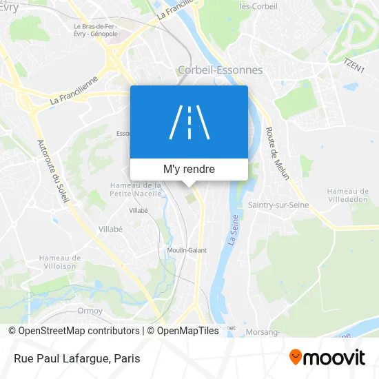 Rue Paul Lafargue plan