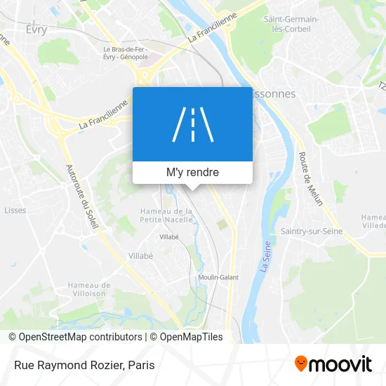 Rue Raymond Rozier plan