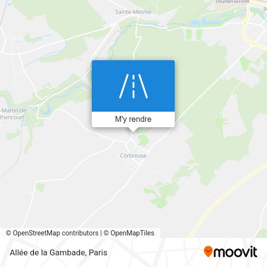 Allée de la Gambade plan