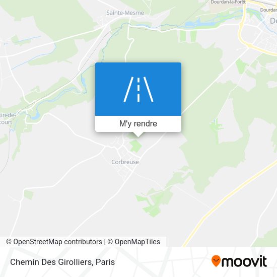 Chemin Des Girolliers plan