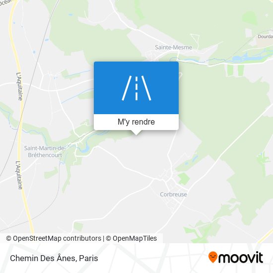 Chemin Des Ânes plan