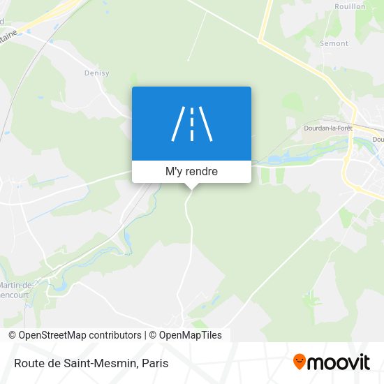 Route de Saint-Mesmin plan