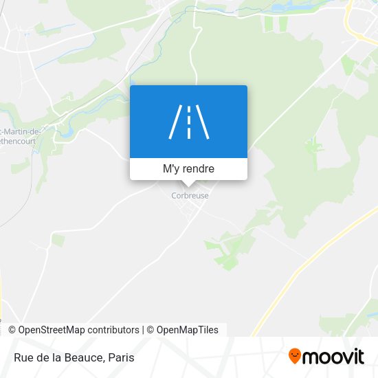 Rue de la Beauce plan