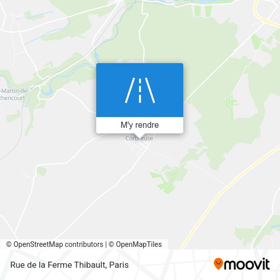 Rue de la Ferme Thibault plan
