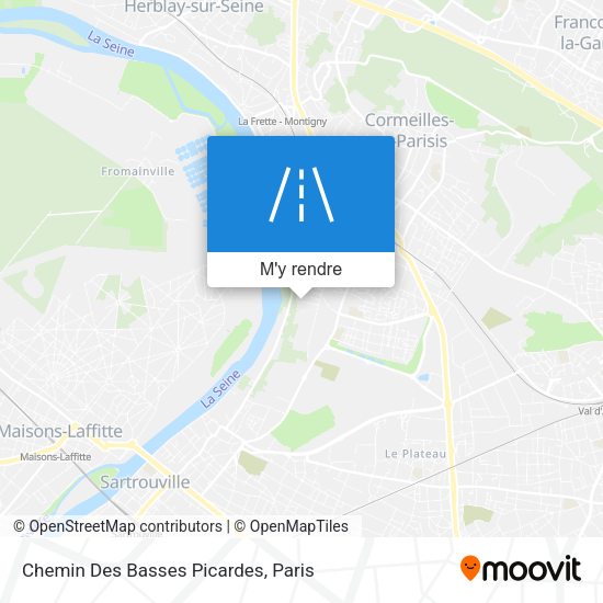 Chemin Des Basses Picardes plan