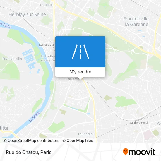 Rue de Chatou plan