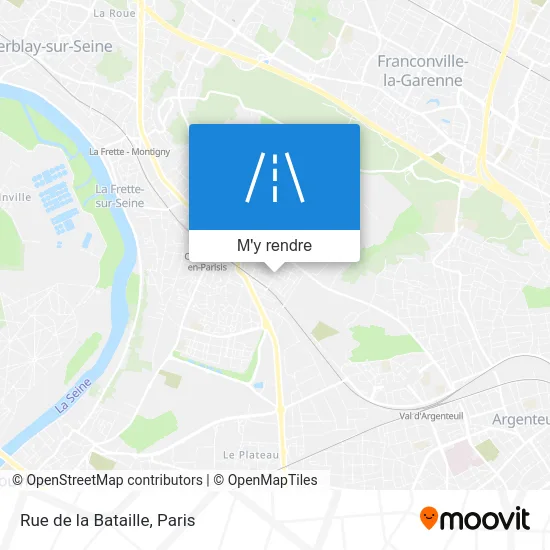 Rue de la Bataille plan