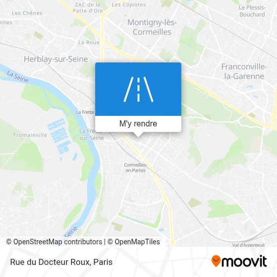 Rue du Docteur Roux plan