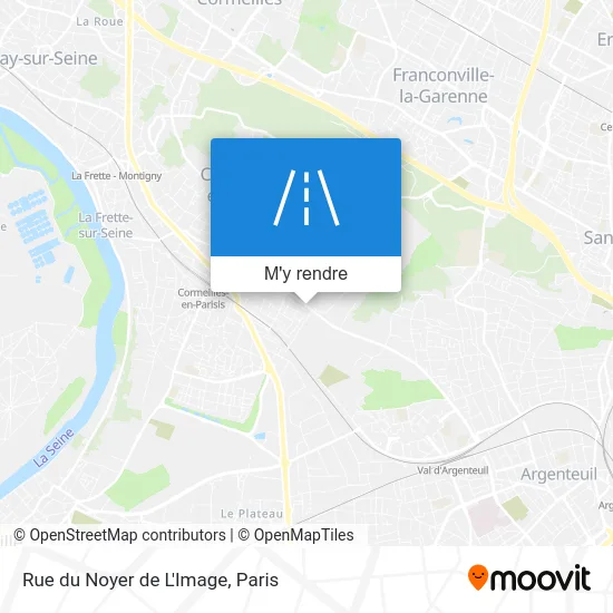 Rue du Noyer de L'Image plan