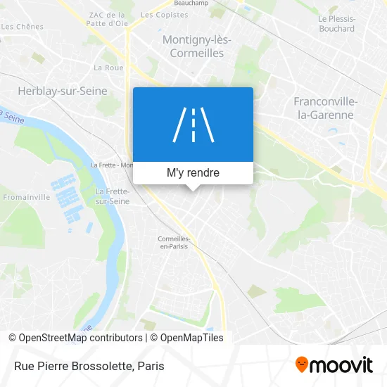 Rue Pierre Brossolette plan