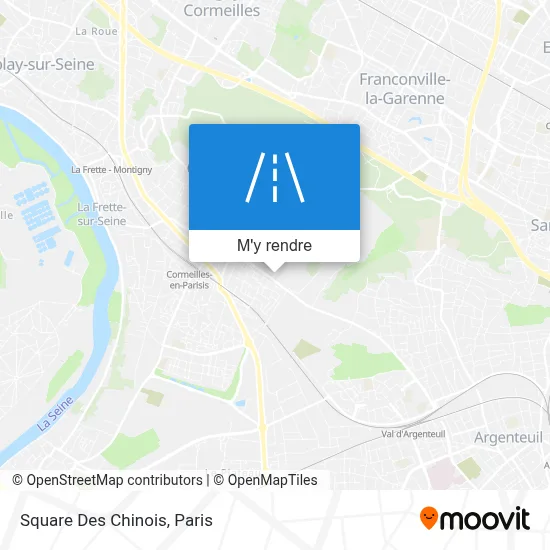 Square Des Chinois plan